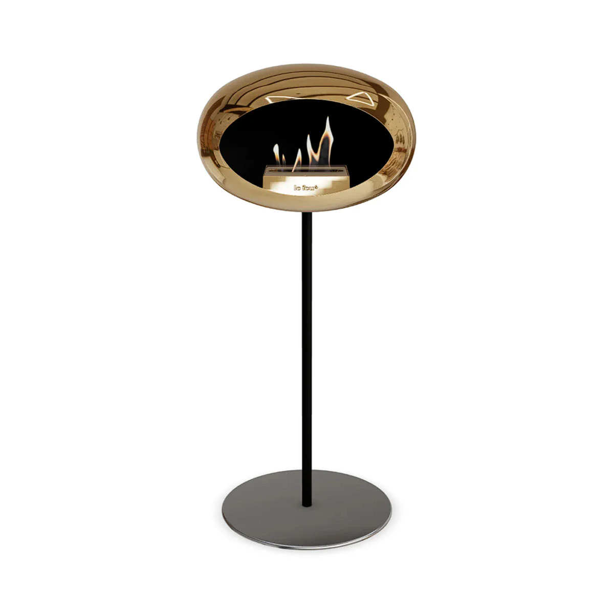 Le Feu Ground Steel High - Chromed Rose Gold - 25mm Pole Width - Image 8
