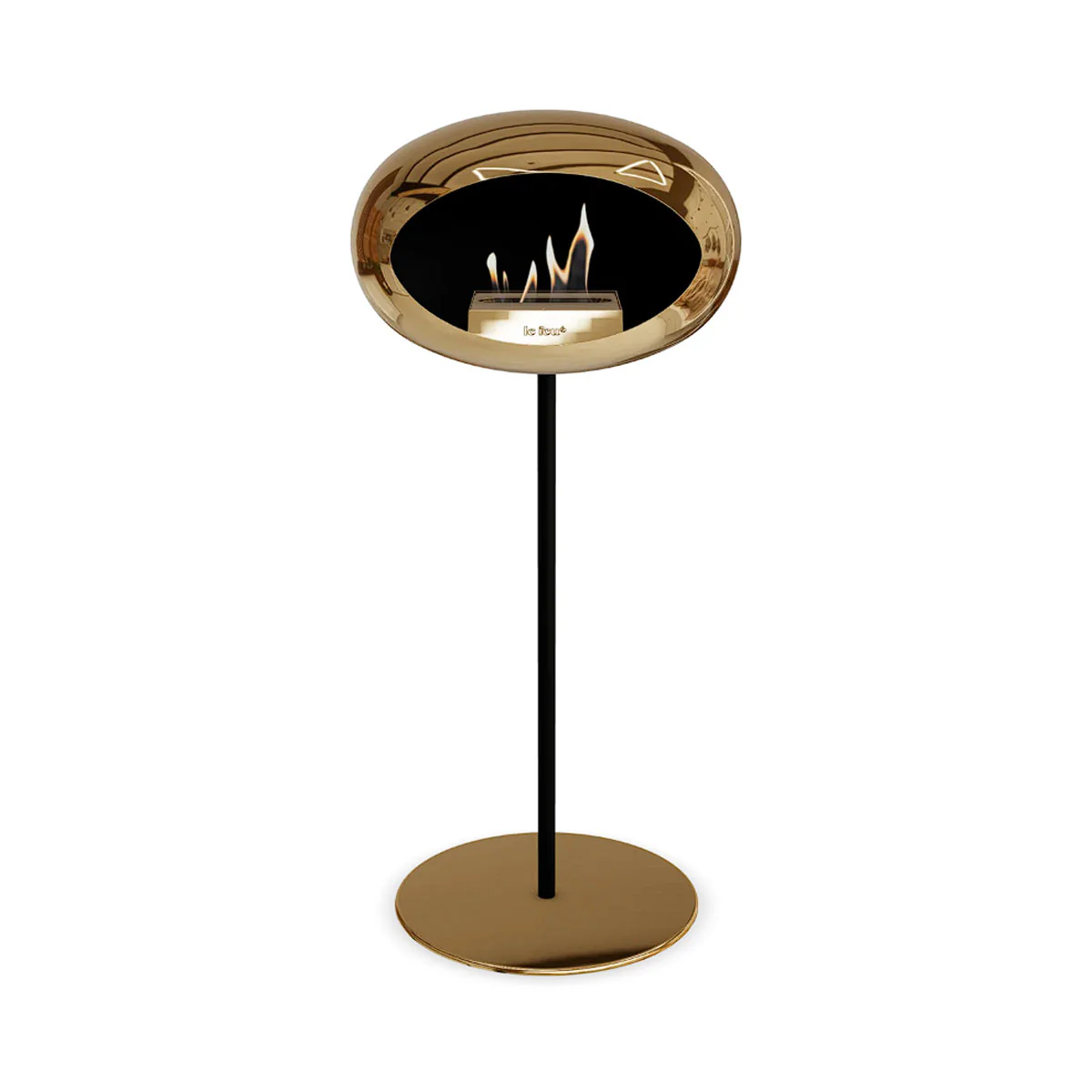 Le Feu Ground Steel High - Chromed Rose Gold - 25mm Pole Width - Image 9
