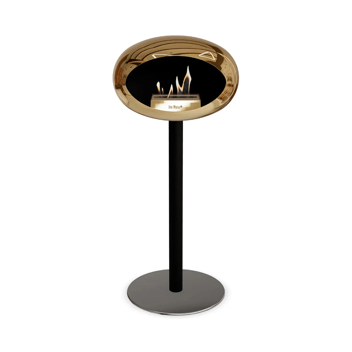 Le Feu Ground Steel High - Chromed Rose Gold - 60mm Pole Width - Image 10