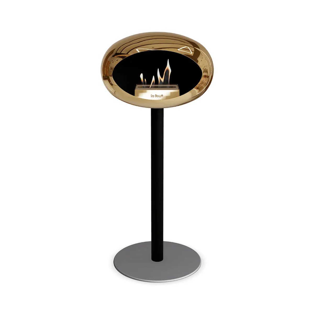 Le Feu Ground Steel High - Chromed Rose Gold - 60mm Pole Width - Image 13