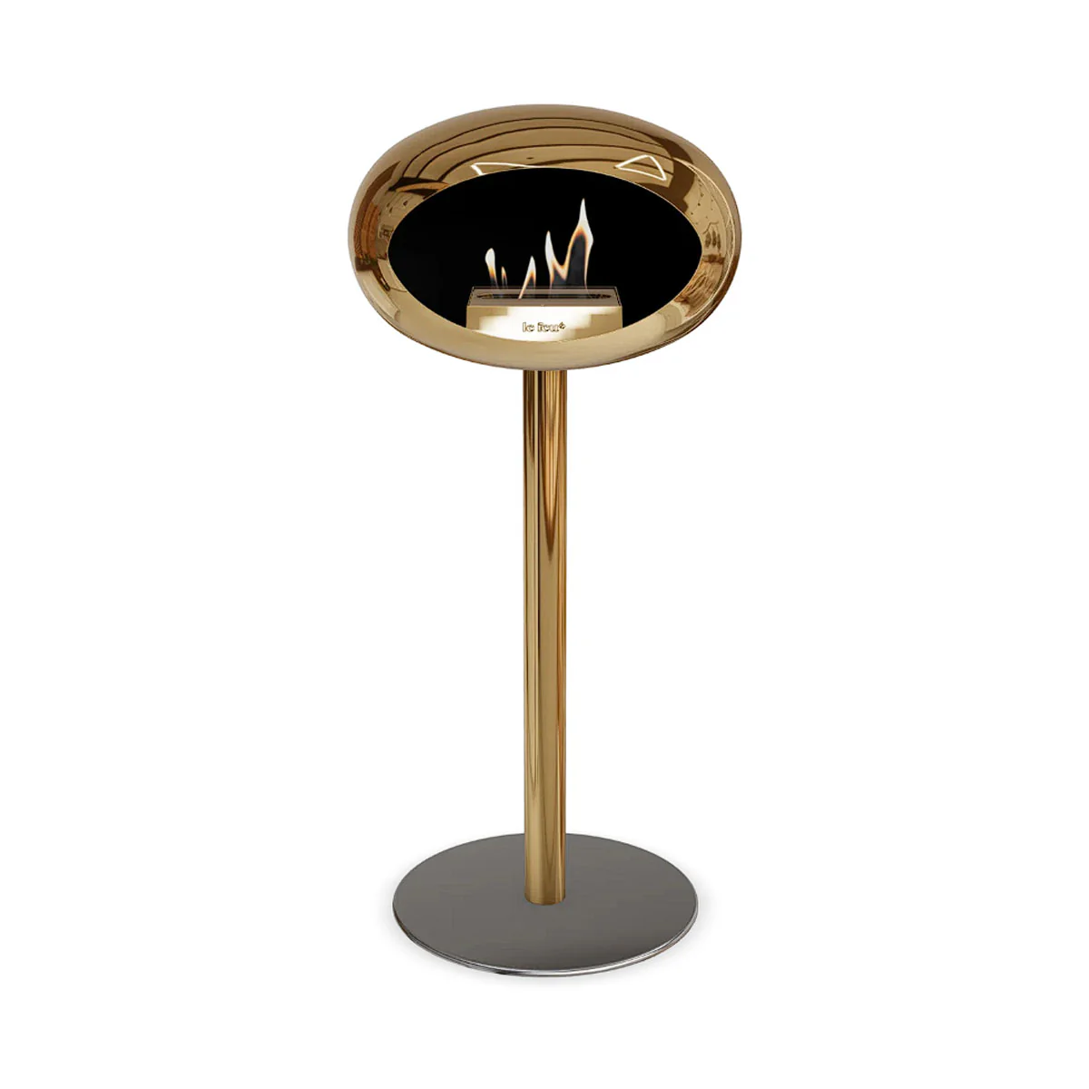 Le Feu Ground Steel High - Chromed Rose Gold - 60mm Pole Width - Image 14