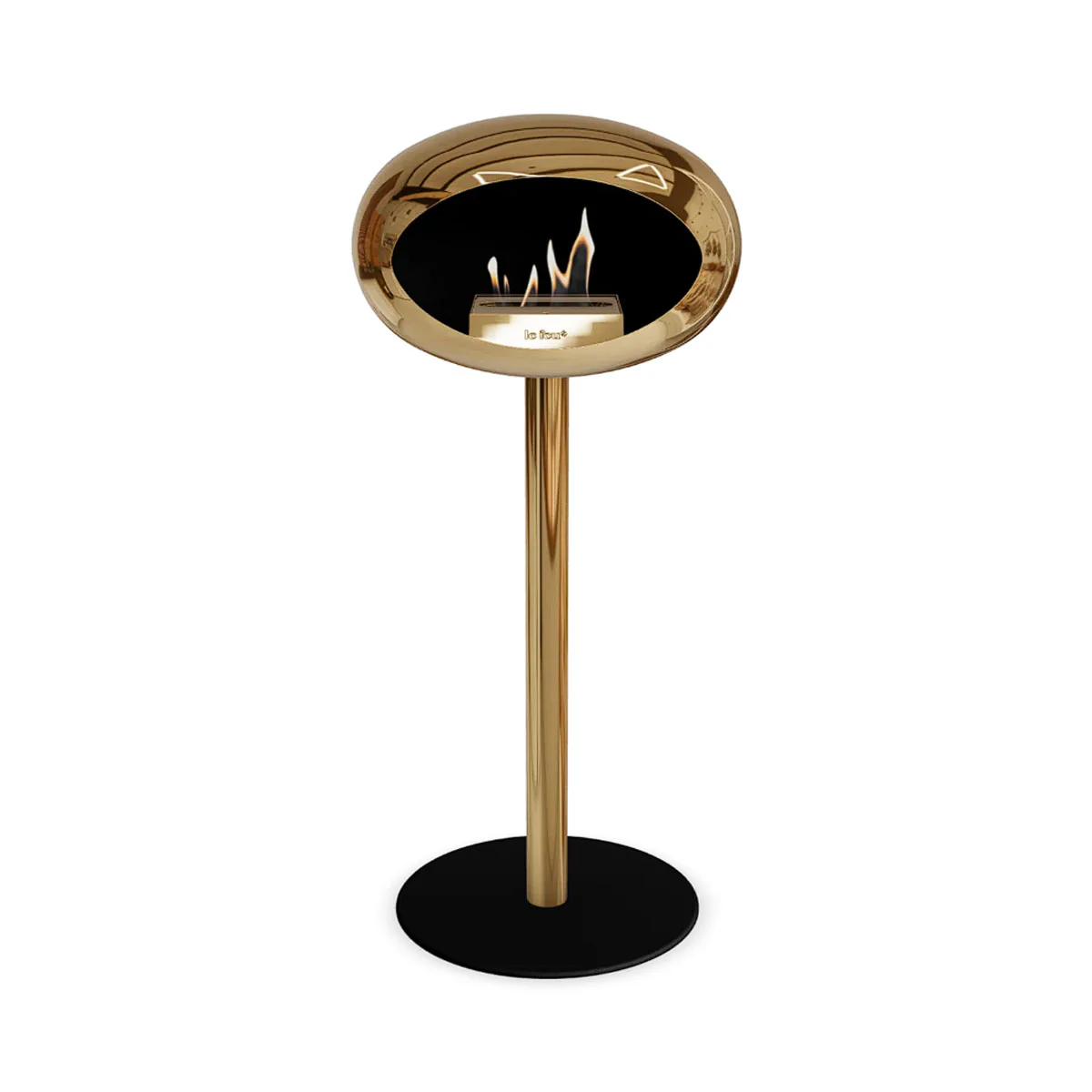 Le Feu Ground Steel High - Chromed Rose Gold - 60mm Pole Width - Image 3