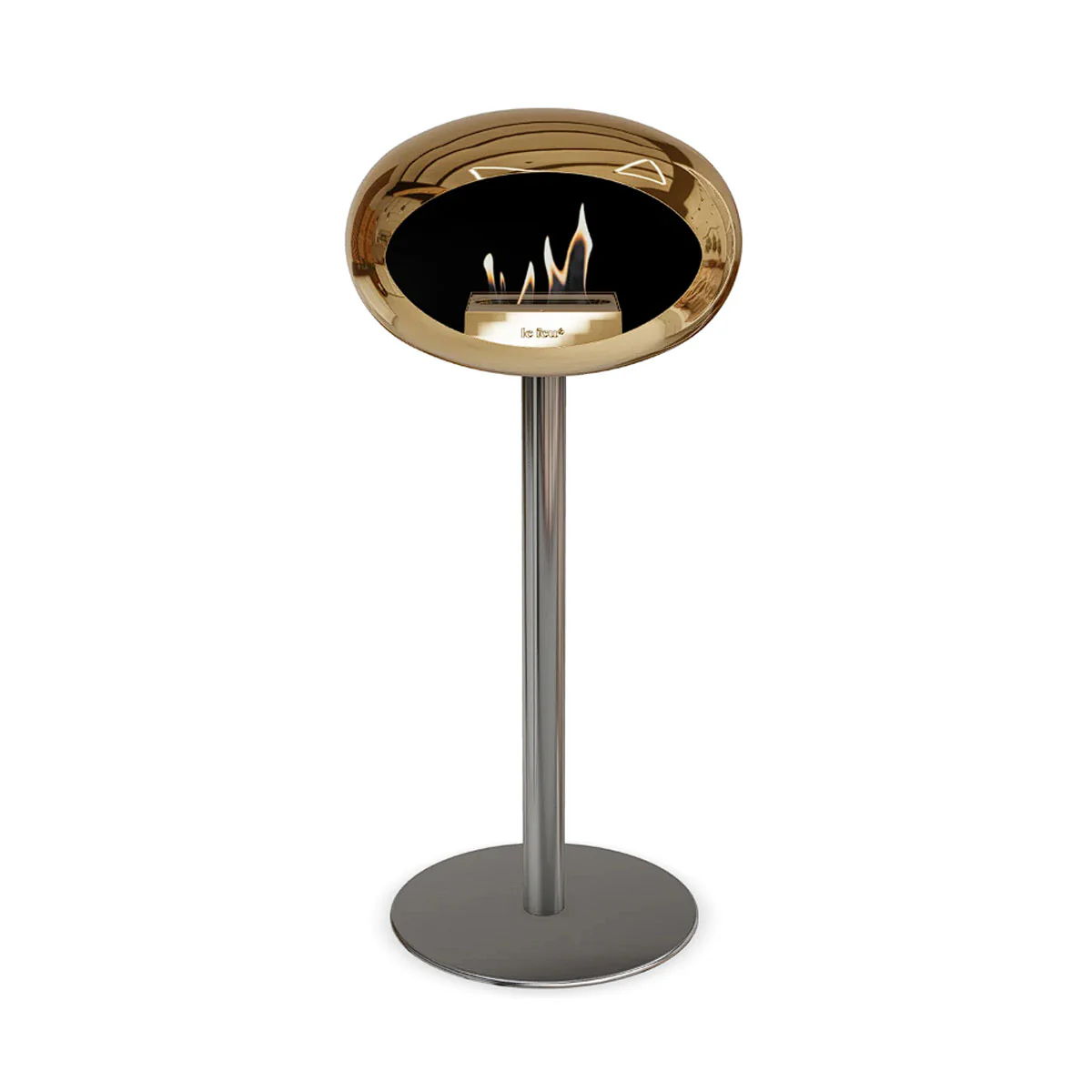 Le Feu Ground Steel High - Chromed Rose Gold - 60mm Pole Width - Image 4