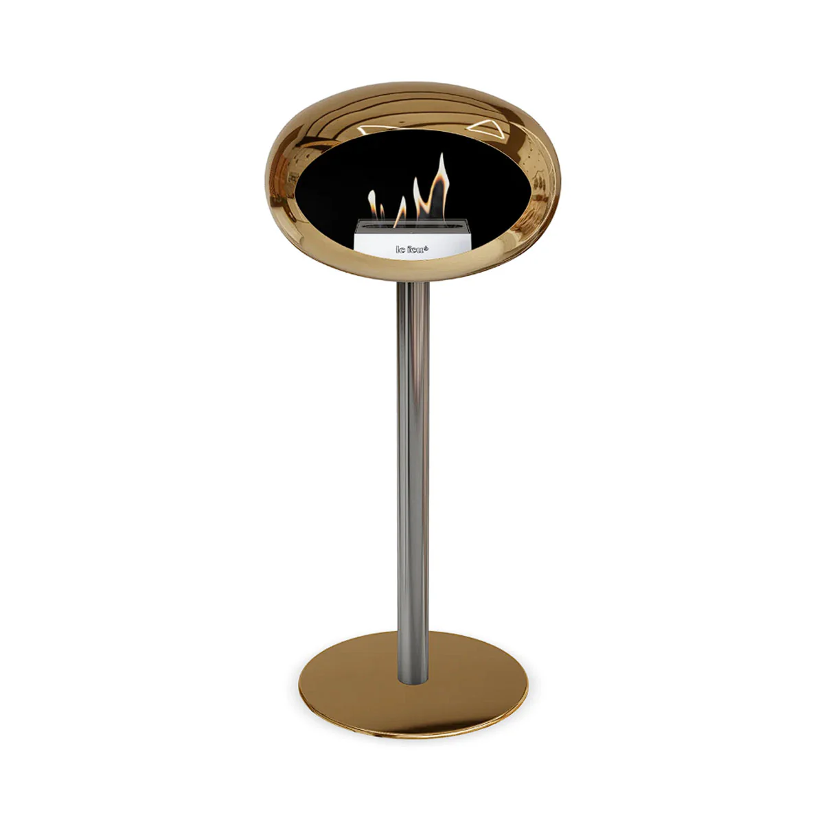 Le Feu Ground Steel High - Chromed Rose Gold - 60mm Pole Width - Image 5