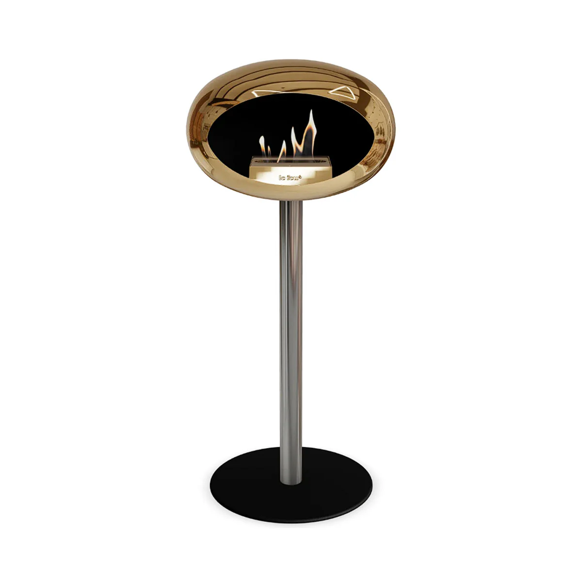 Le Feu Ground Steel High - Chromed Rose Gold - 60mm Pole Width - Image 7