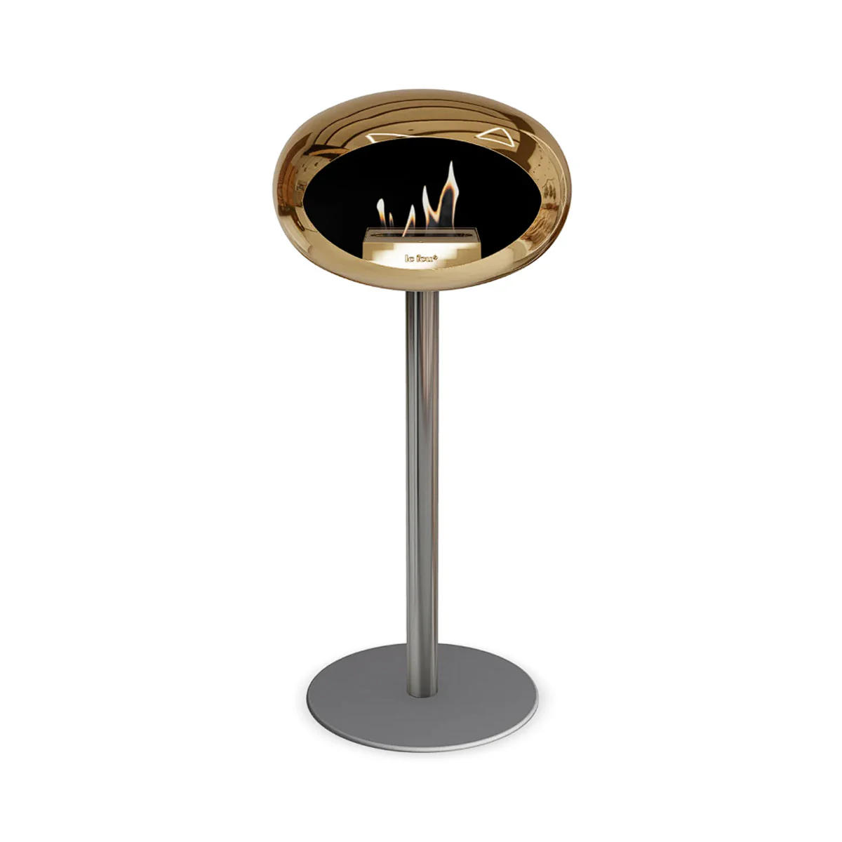 Le Feu Ground Steel High - Chromed Rose Gold - 60mm Pole Width - Image 9
