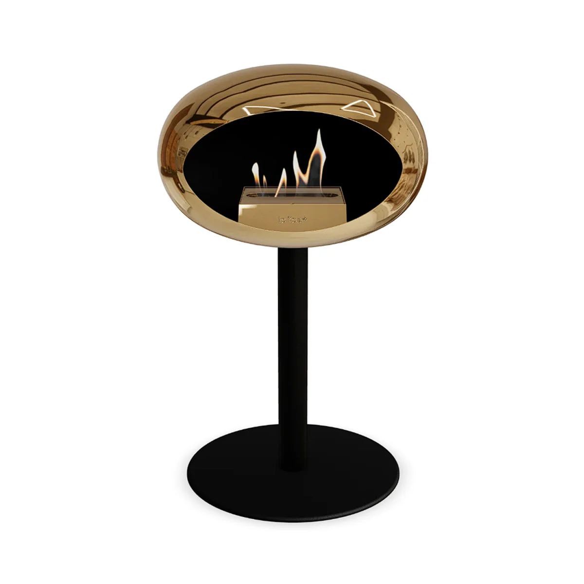 Le Feu Ground Steel Low - Chromed Rose Gold - 60mm Pole Width - Image 2