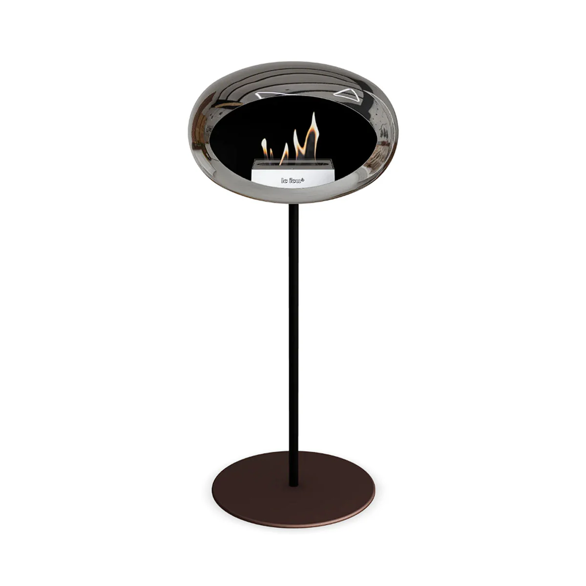 Le Feu Ground Steel High - Chromed Silver - 25mm Pole Width - Image 10