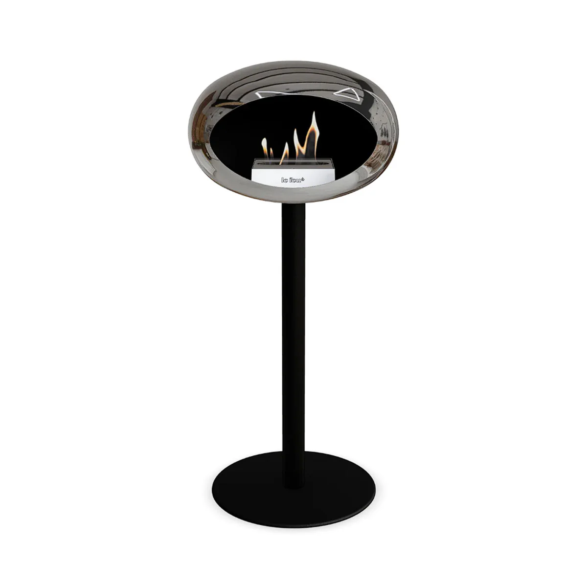 Le Feu Ground Steel High - Chromed Silver - 60mm Pole Width - Image 10