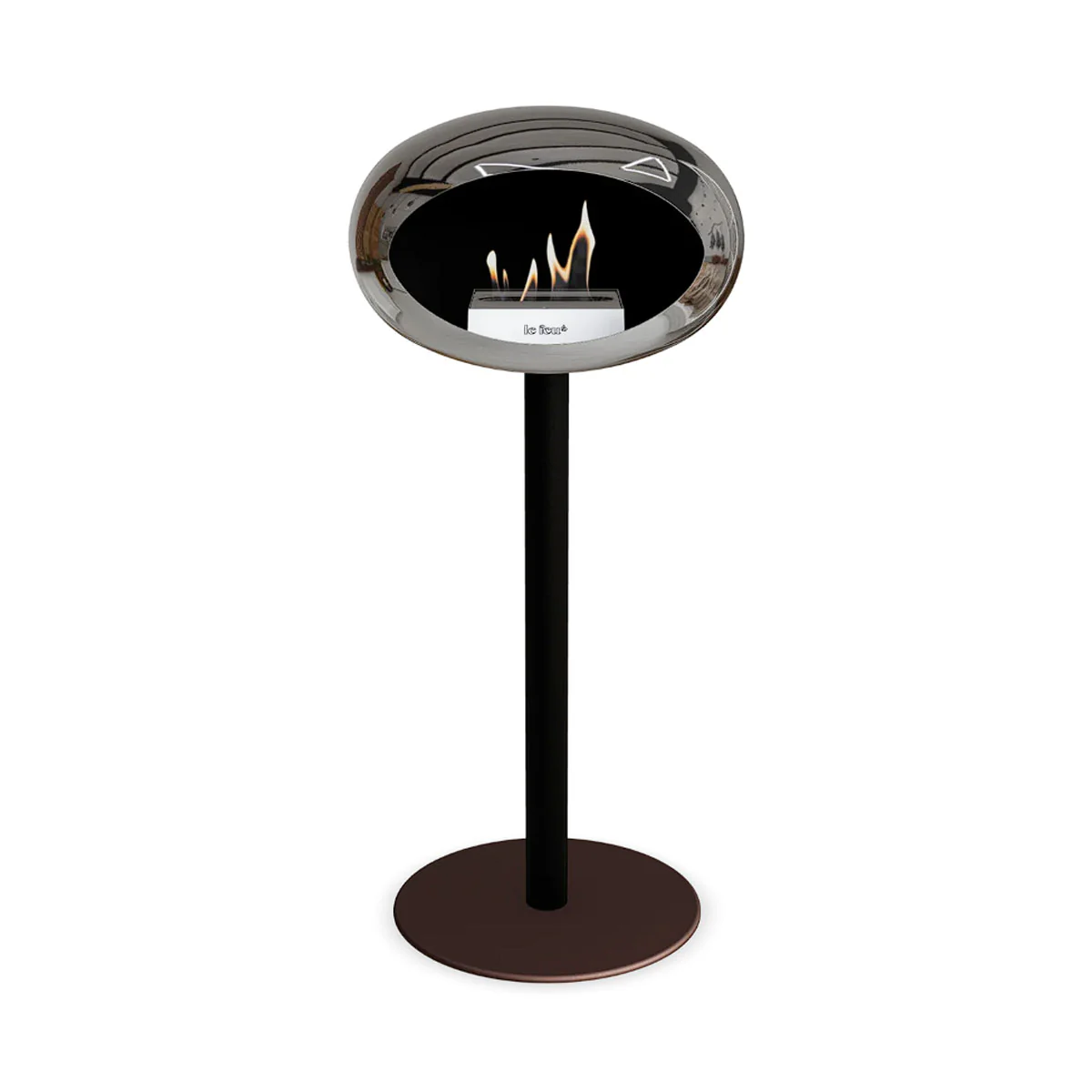 Le Feu Ground Steel High - Chromed Silver - 60mm Pole Width - Image 11