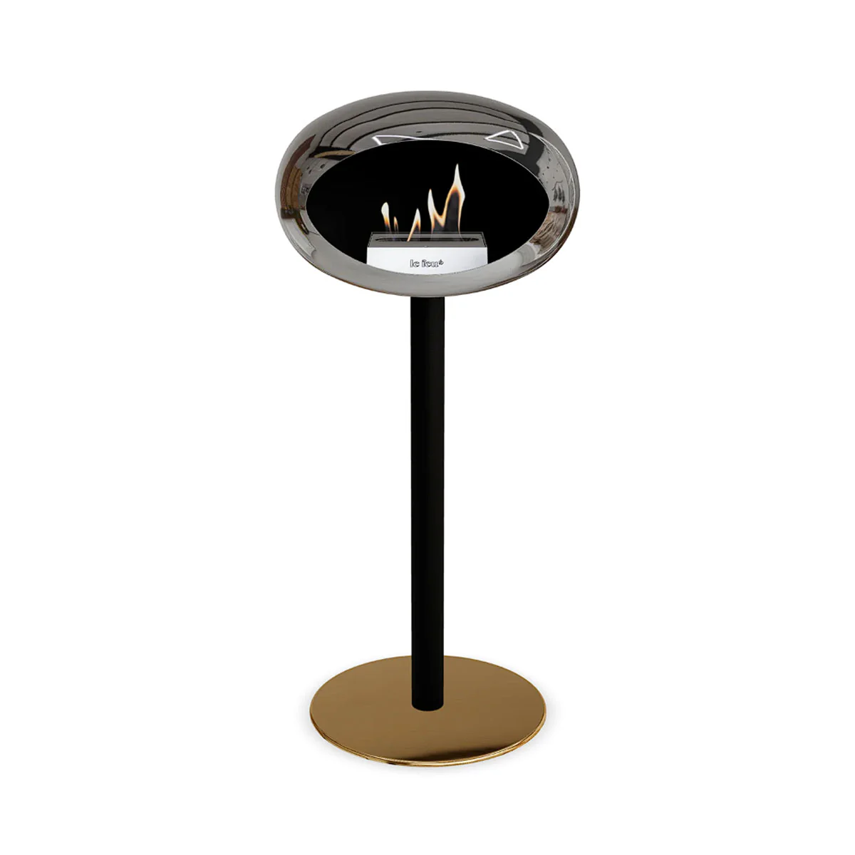 Le Feu Ground Steel High - Chromed Silver - 60mm Pole Width - Image 9