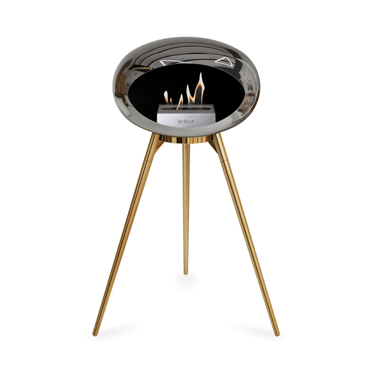 Le Feu Ground Wood High - Chromed Silver - Image 14