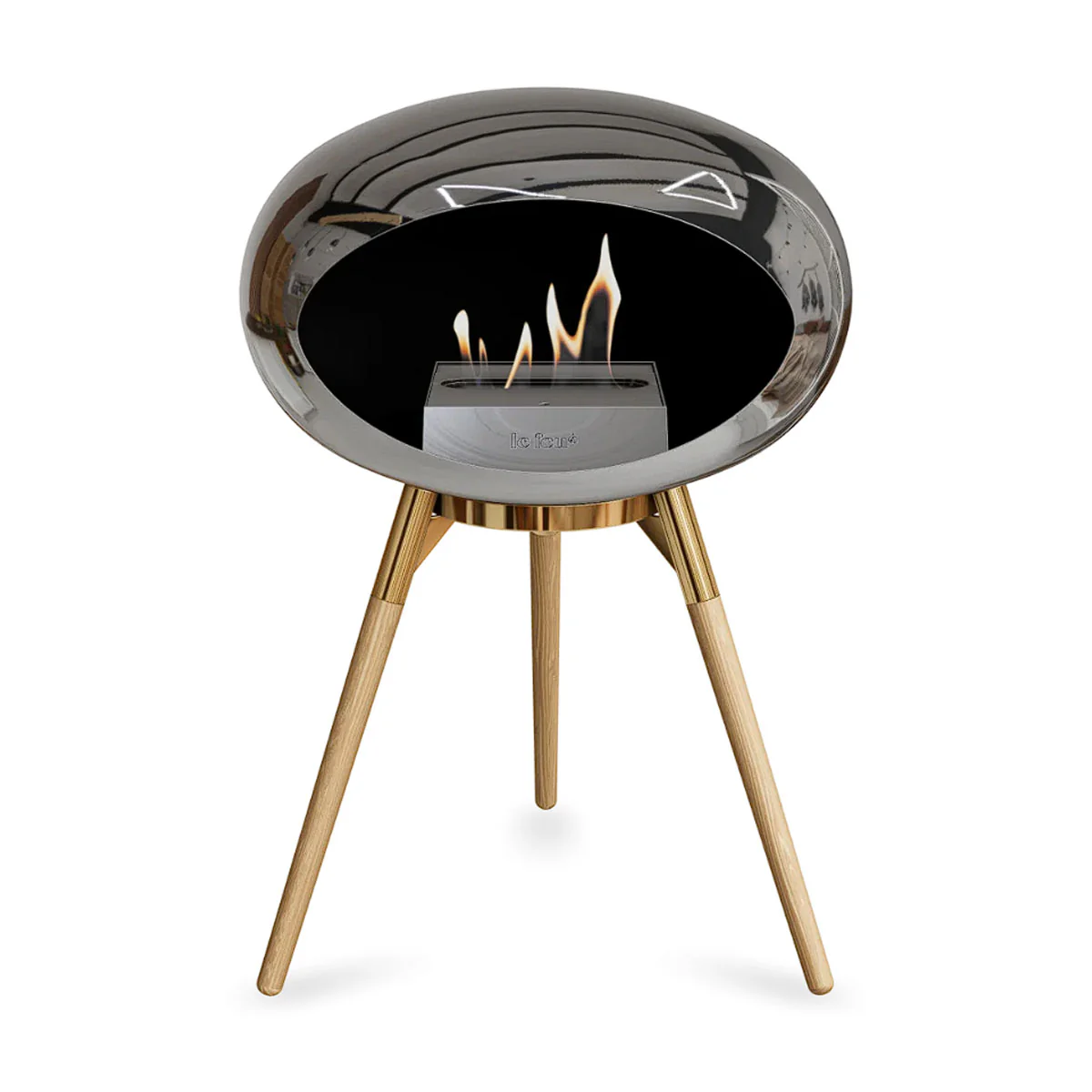 Le Feu Ground Wood Low - Chromed Silver - Image 15