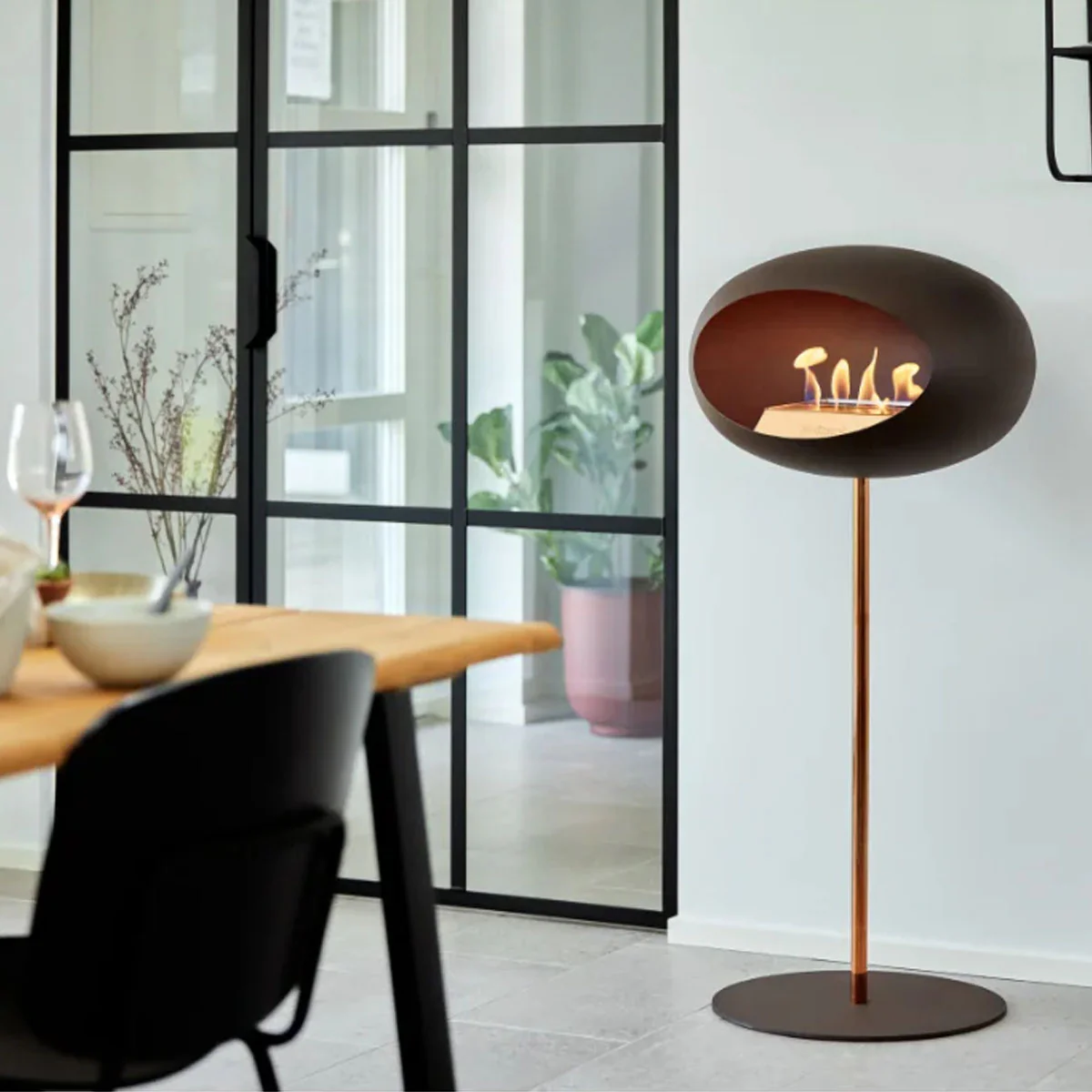 Le Feu Ground Steel High - Mocca - 60mm Pole Width - Image 9