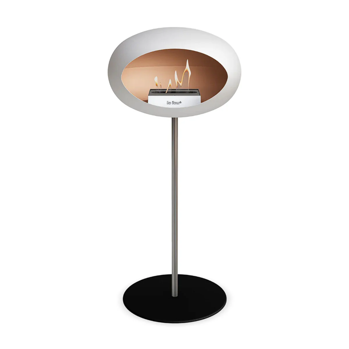 Le Feu Ground Steel High - White - 25mm Pole Width - Image 9
