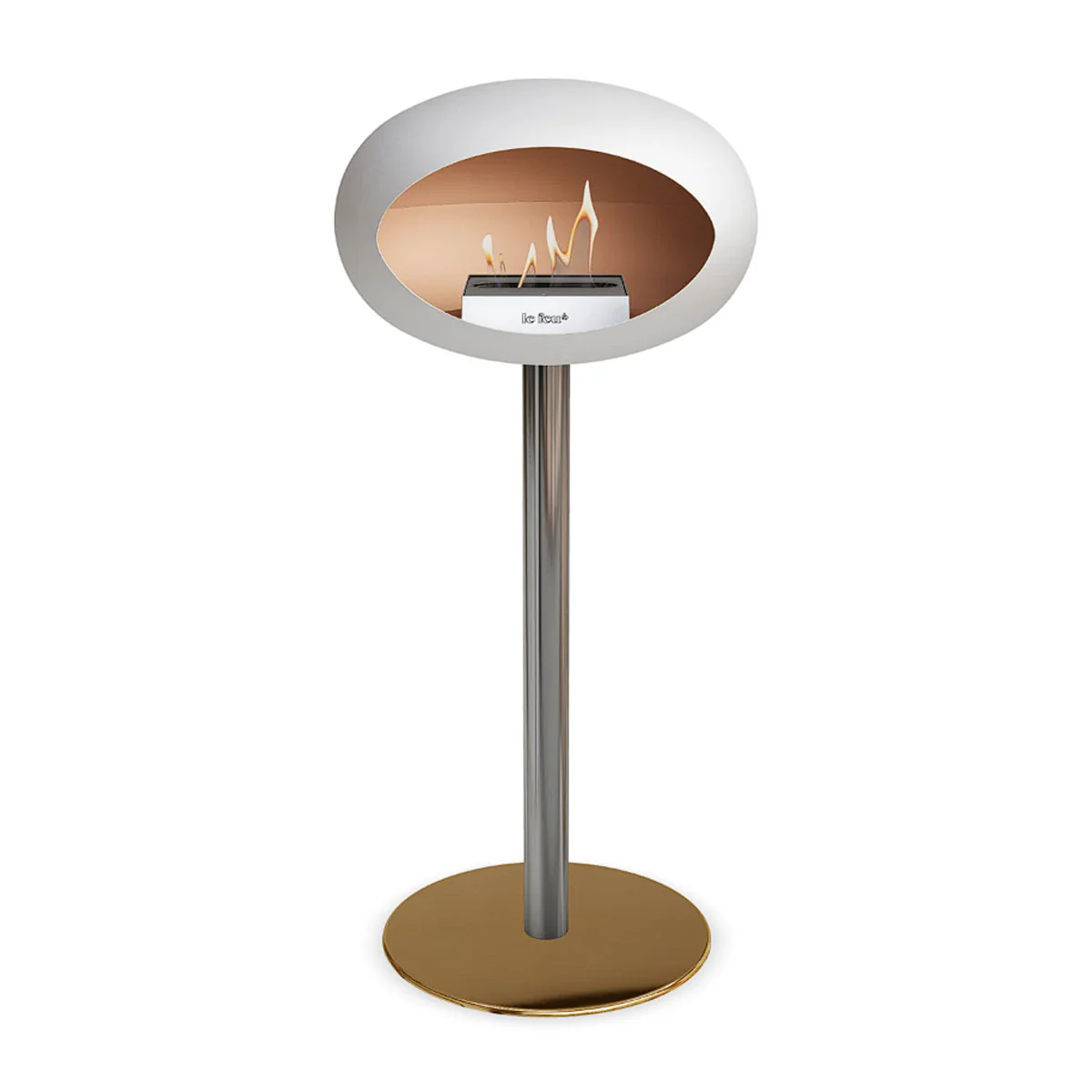 Le Feu Ground Steel High - White - 60mm Pole Width - Image 8