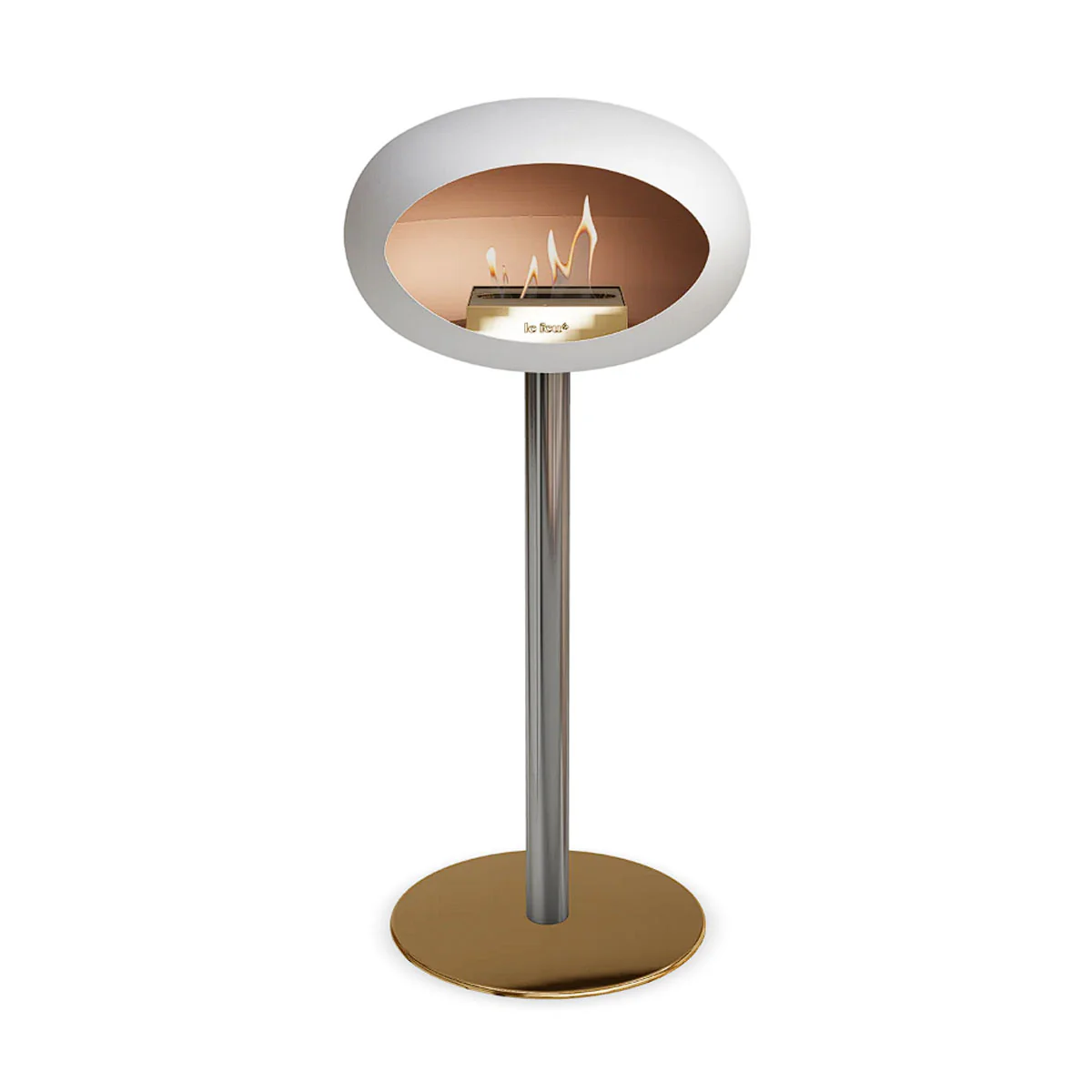 Le Feu Ground Steel High - White - 60mm Pole Width - Image 9