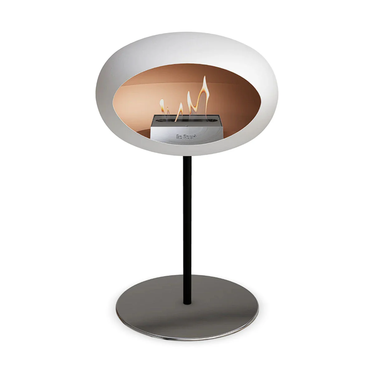 Le Feu Ground Steel Low - White - 25mm Pole Width - Image 15