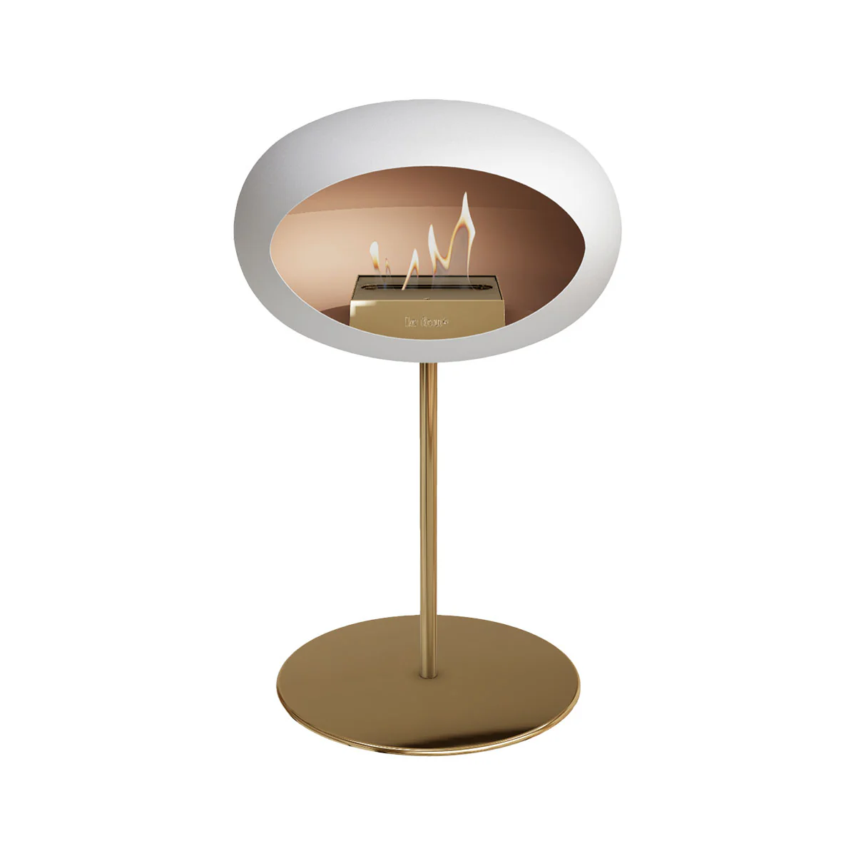 Le Feu Ground Steel Low - White - 25mm Pole Width - Image 2