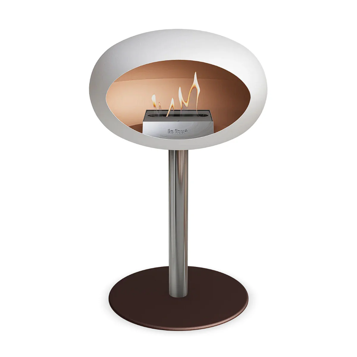 Le Feu Ground Steel Low - White - 60mm Pole Width - Image 12
