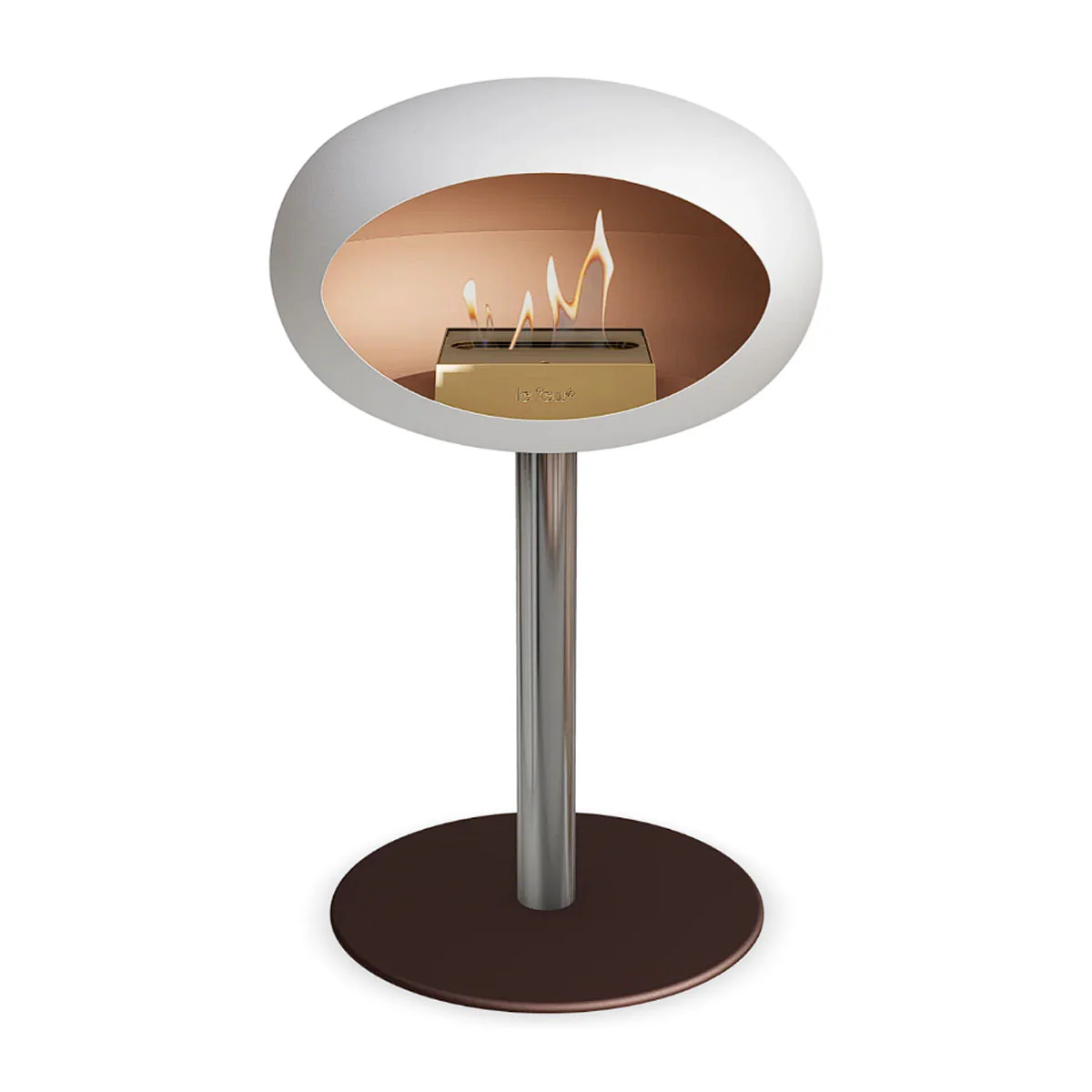 Le Feu Ground Steel Low - White - 60mm Pole Width - Image 13
