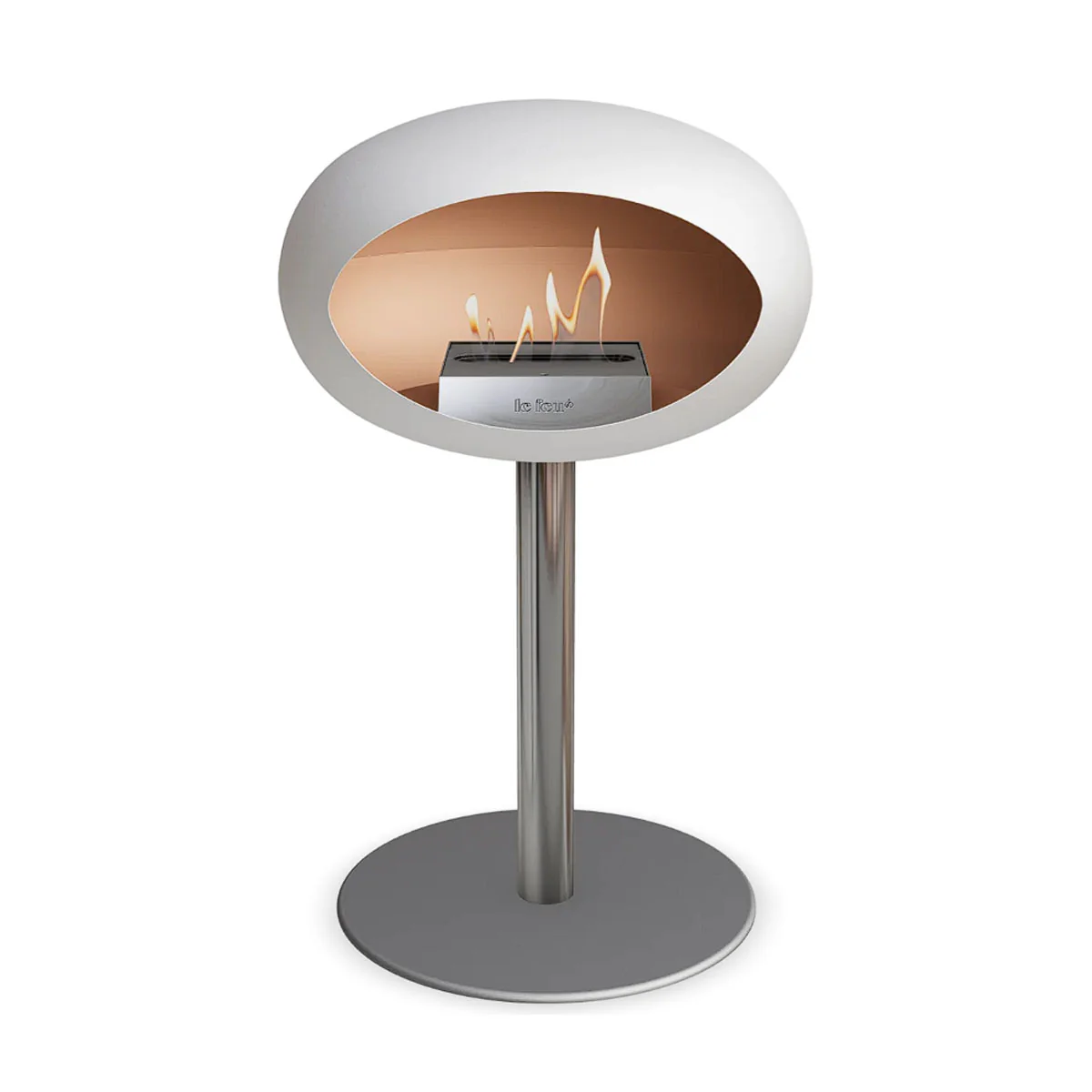 Le Feu Ground Steel Low - White - 60mm Pole Width - Image 14