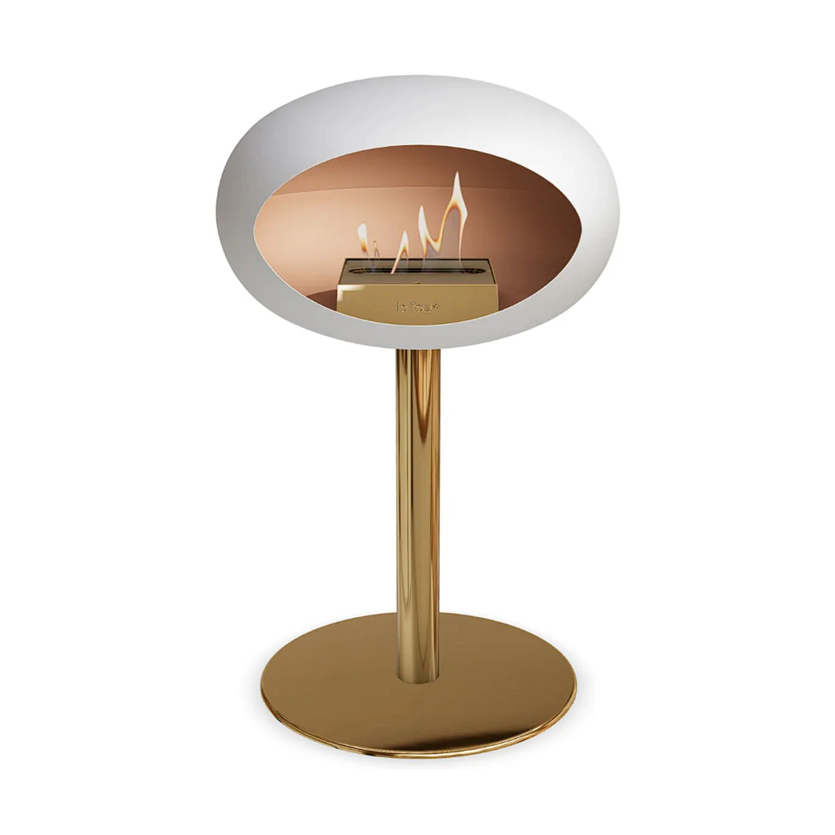 Le Feu Ground Steel Low - White - 60mm Pole Width - Image 3