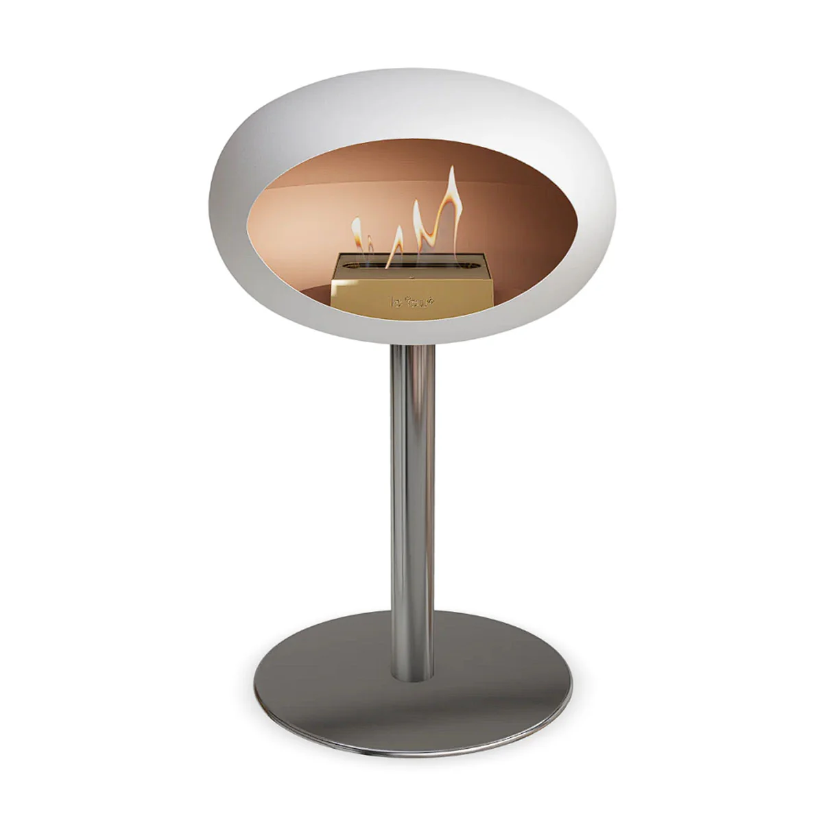 Le Feu Ground Steel Low - White - 60mm Pole Width - Image 7