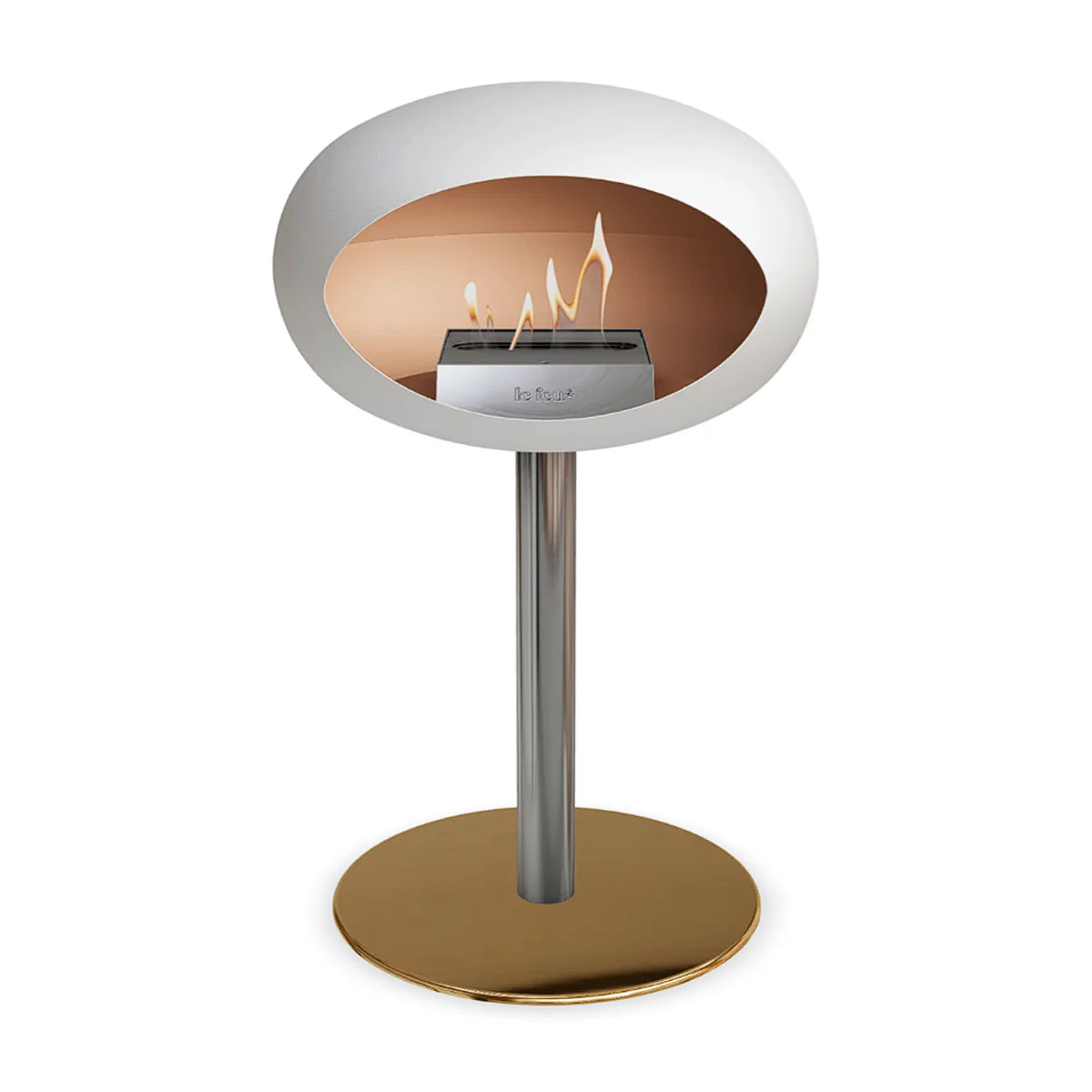 Le Feu Ground Steel Low - White - 60mm Pole Width - Image 8