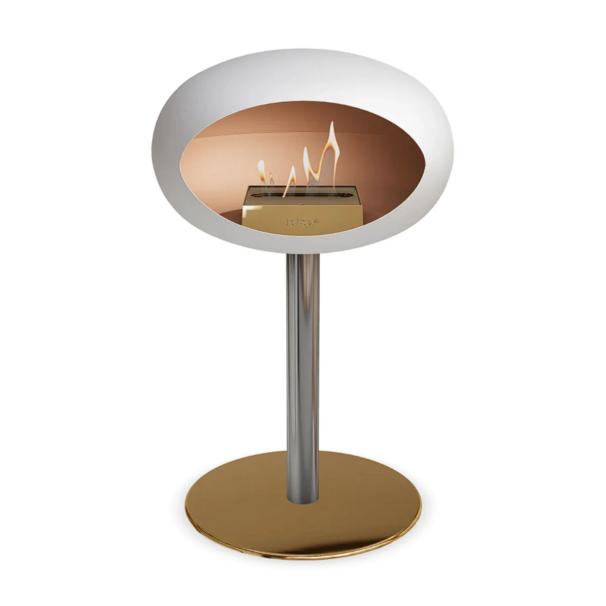 Le Feu Ground Steel Low - White - 60mm Pole Width - Image 9
