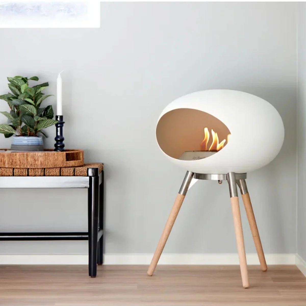 Le Feu Ground Wood Low - White - Image 7