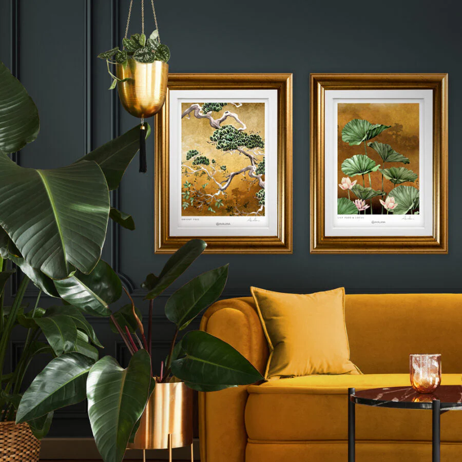 Avalana Lily Pads Art Print - Image 2