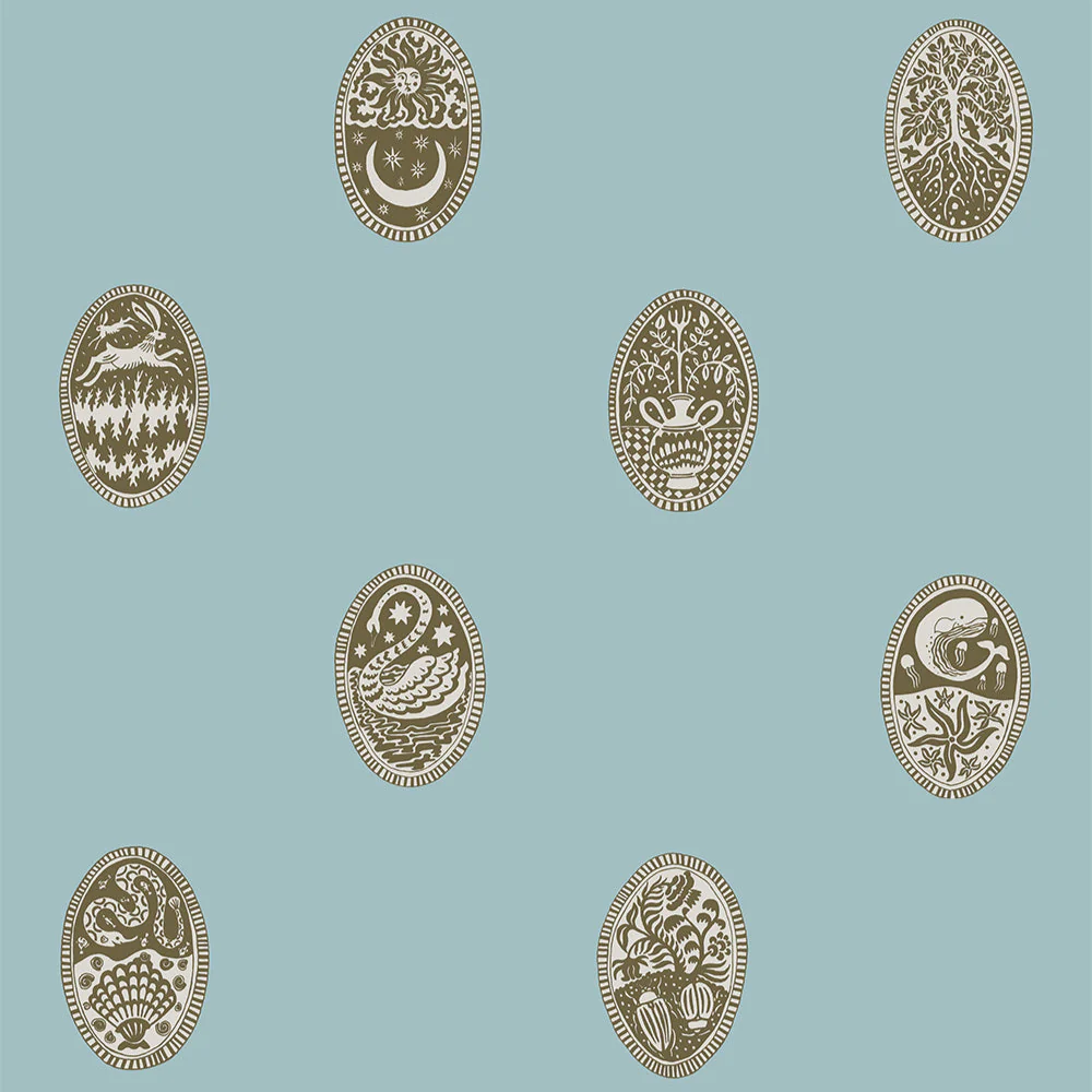 Josephine Munsey Linear Cameos - Cobber Spruce and Dew - Roll - Image 3