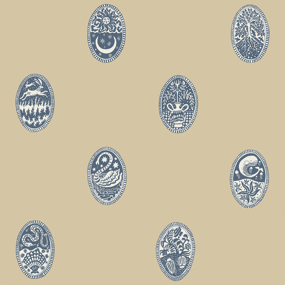 Josephine Munsey Linear Cameos - Shell, Churt Blue and Cliffwell Stone - Roll - Image 3
