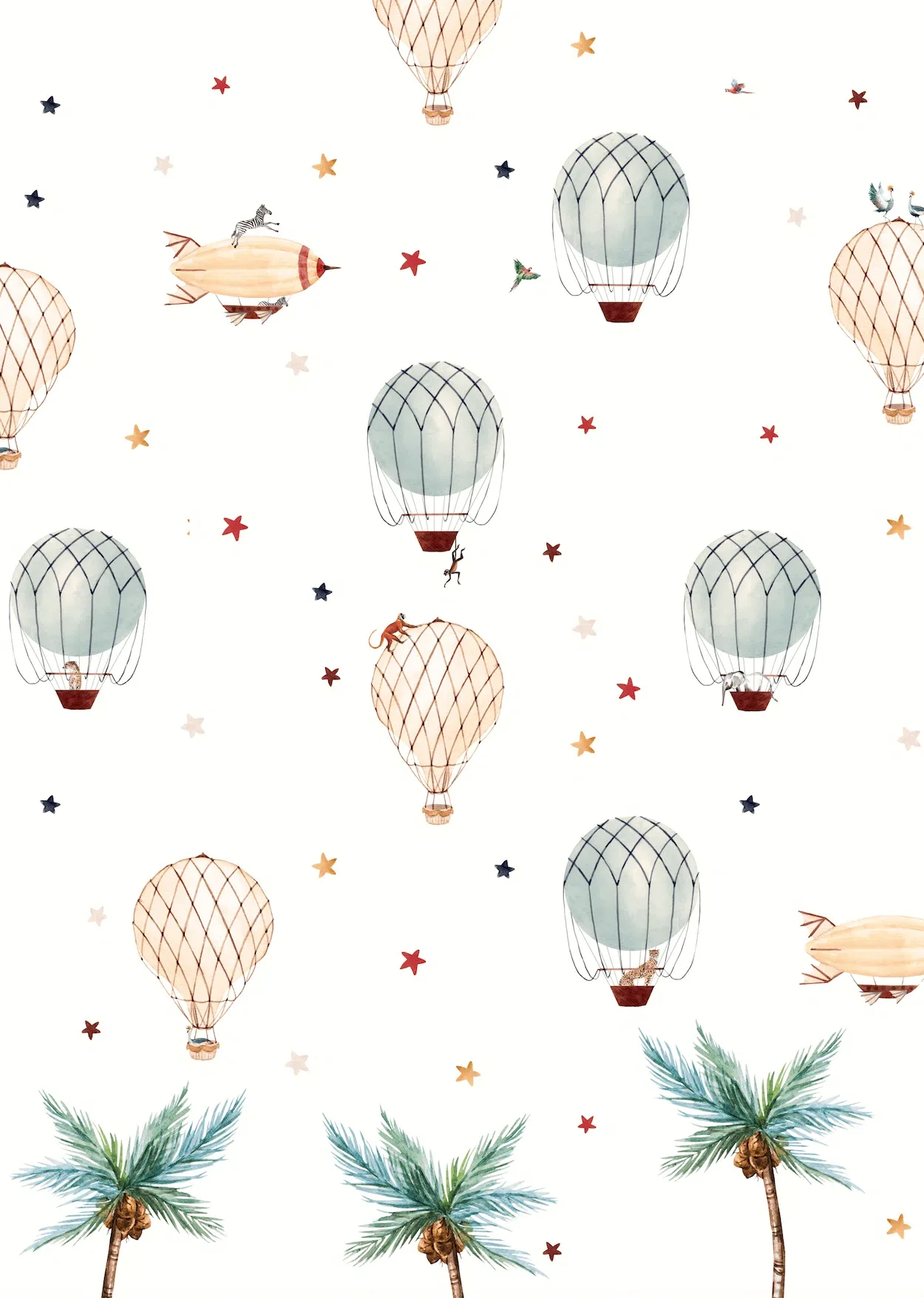 Creative Lab Amsterdam Little Balloon Wallpaper Mural