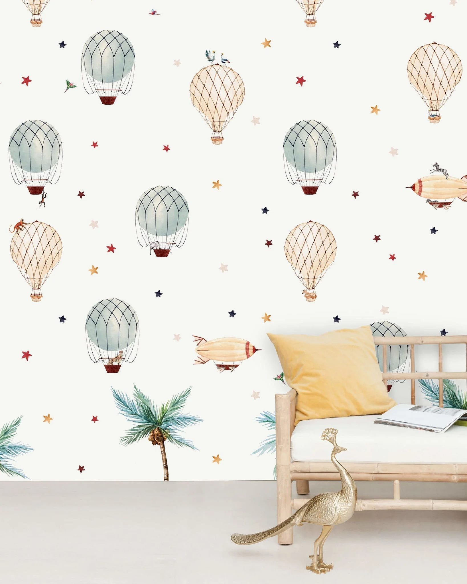 Creative Lab Amsterdam Little Balloon Wallpaper Mural - Image 5