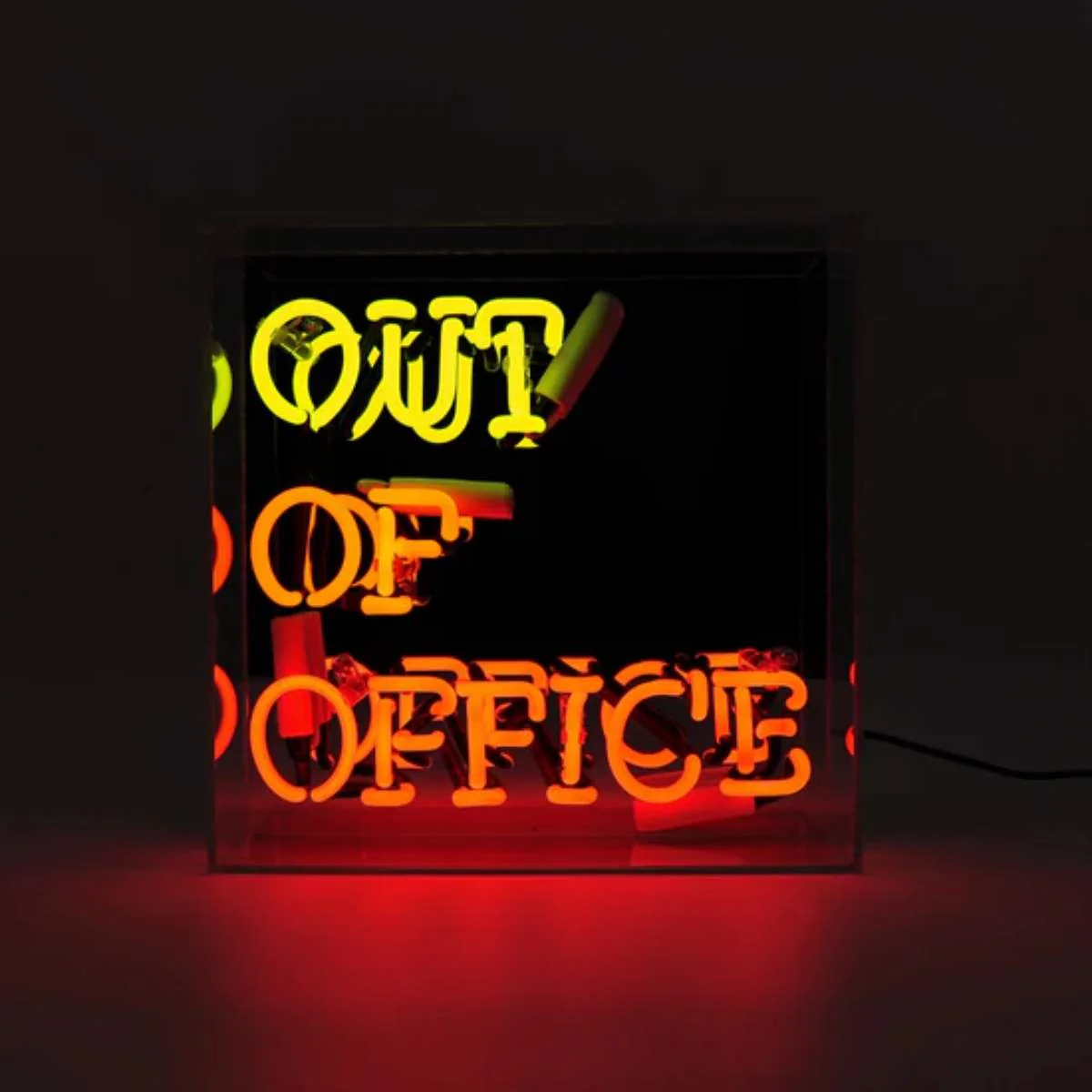Locomocean Out of office neon table light