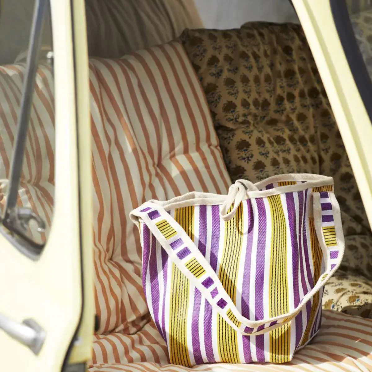 Madam Stoltz Striped cotton mattress - Image 10