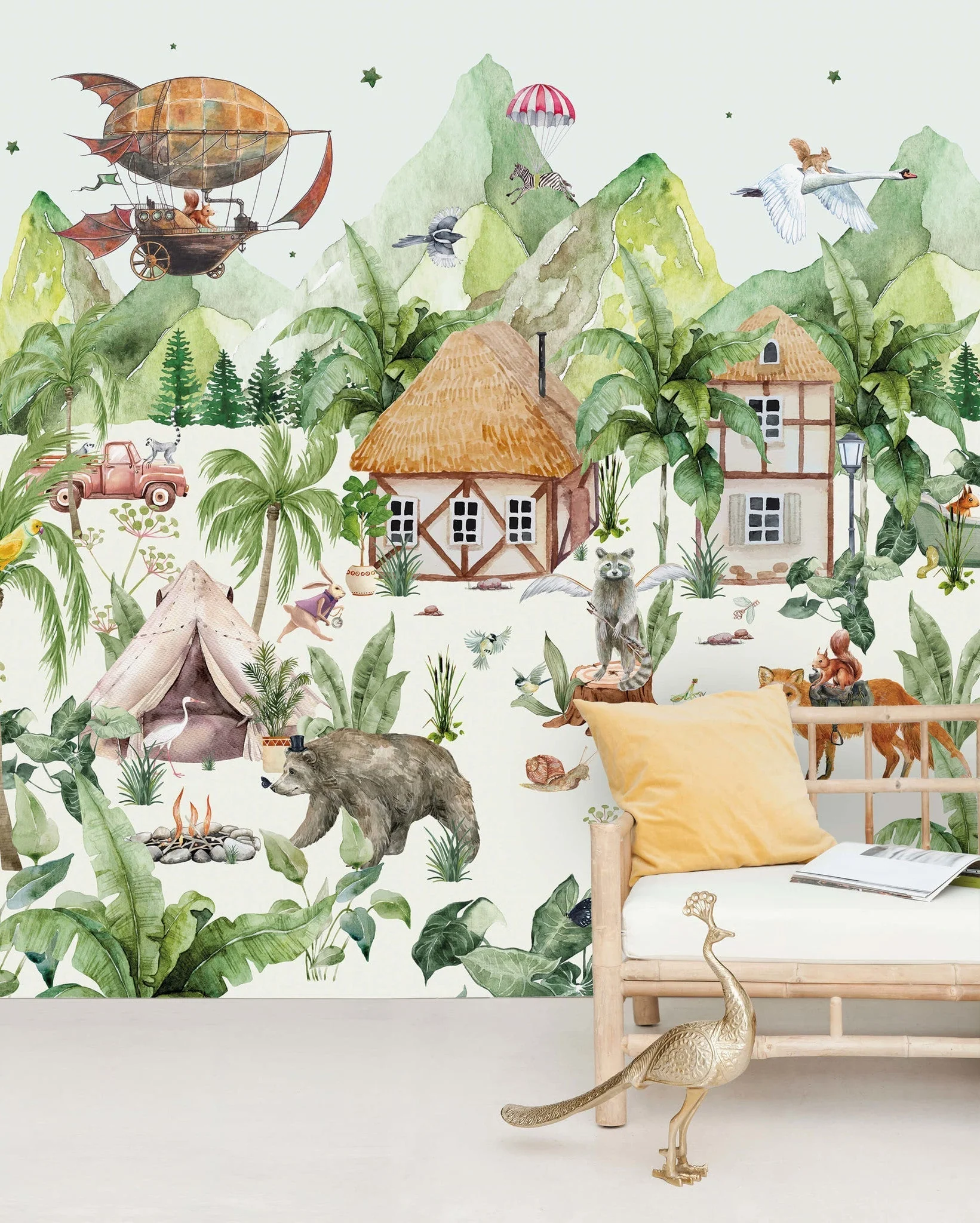 Creative Lab Amsterdam Magical Village Wallpaper Mural - Image 5