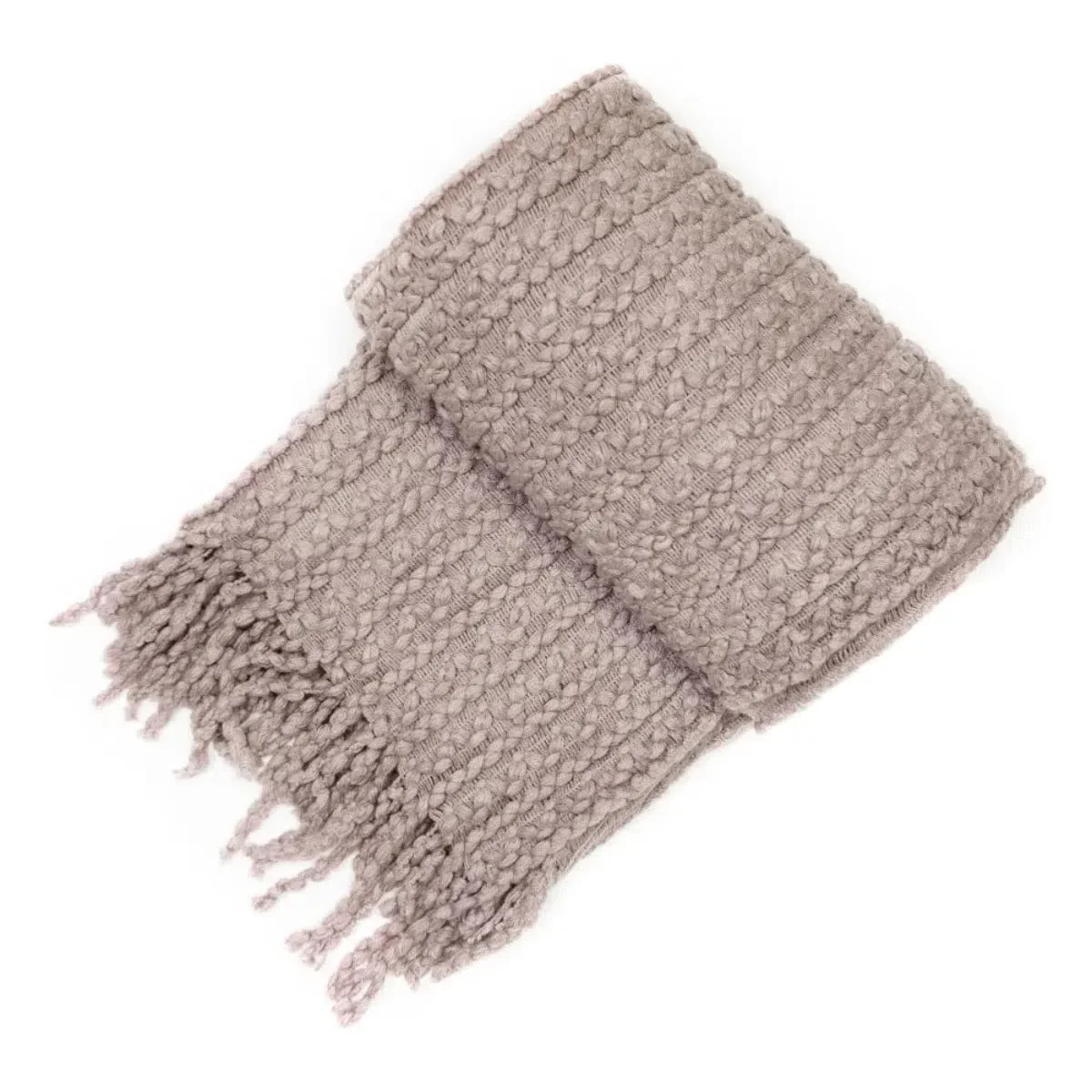 Malini Brixton Taupe Throw