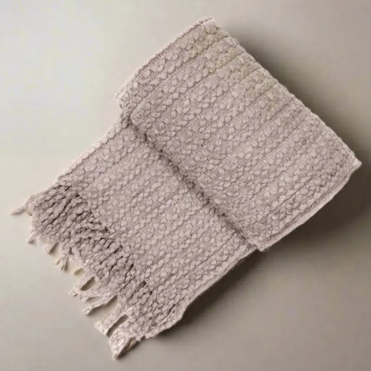 Malini Brixton Taupe Throw - Image 2