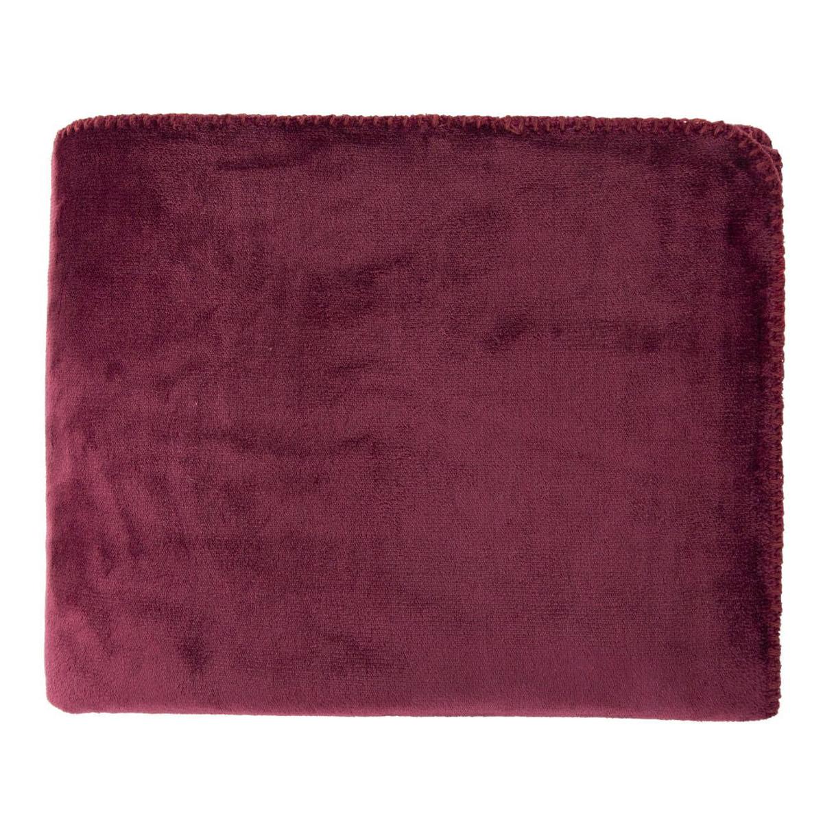 Malini Cosy Aubergine Throw - Image 2