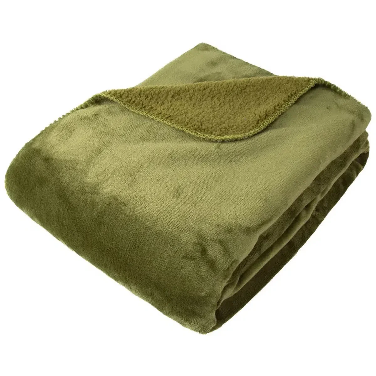 Malini Cosy Olive Throw
