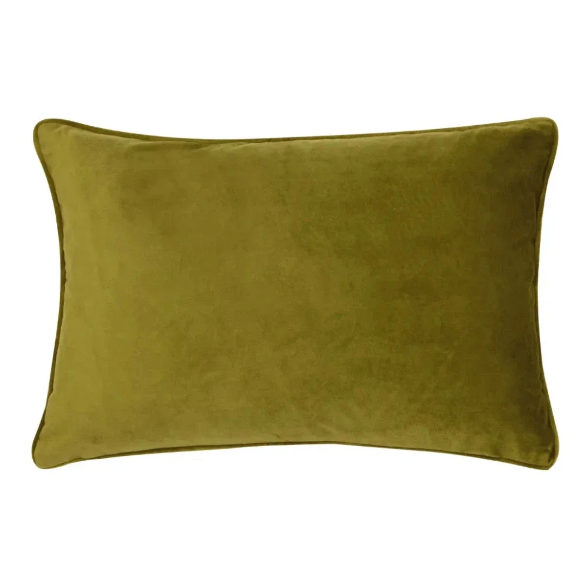 Malini Luxe Velvet Cushion In Acid Green - Image 3
