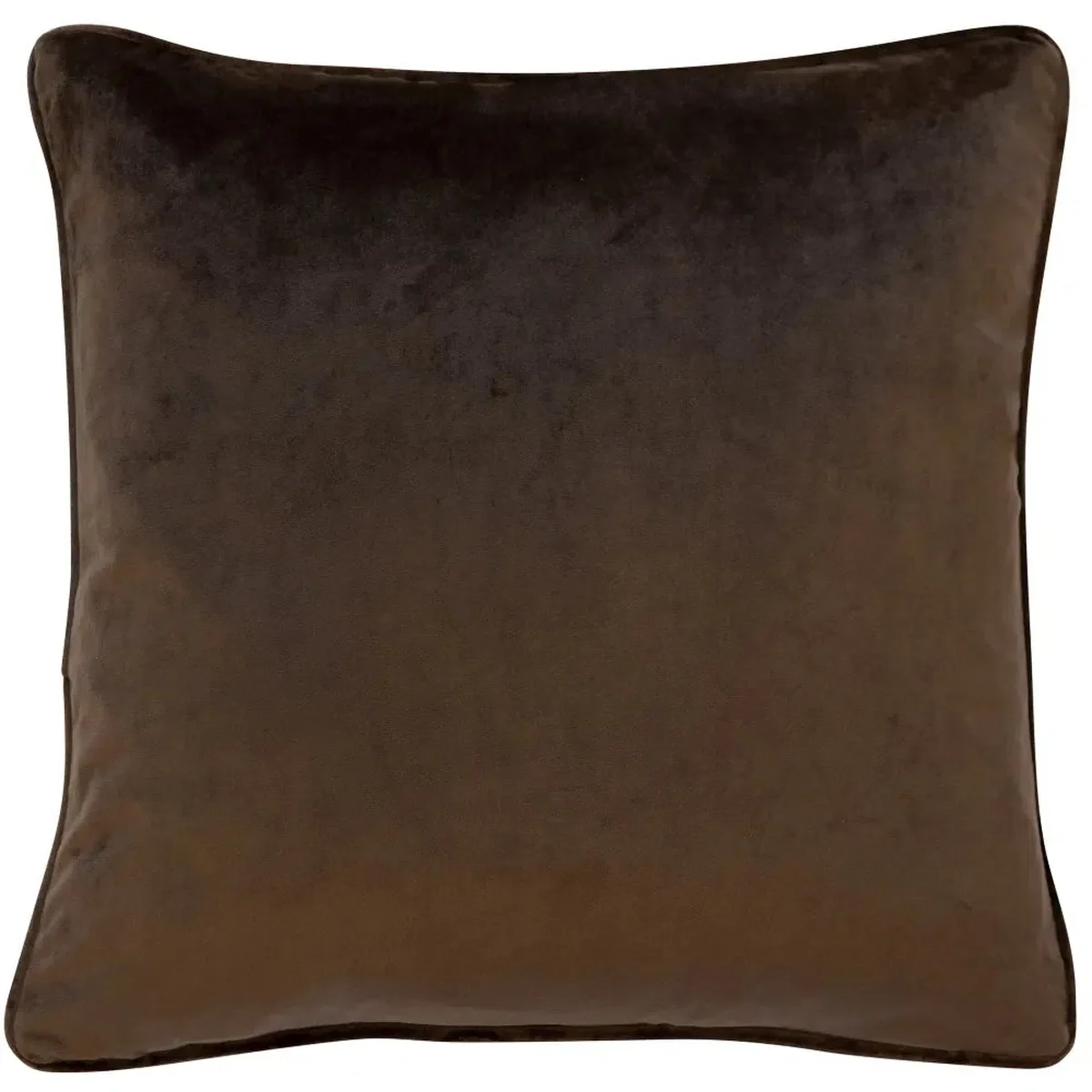 Malini Luxe Velvet Cushion In Chocolate - Image 3