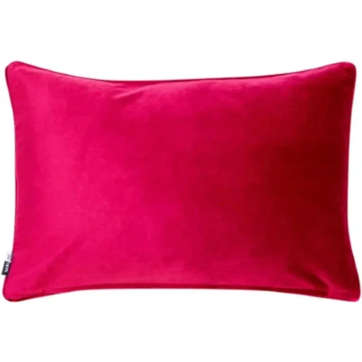 Malini Luxe Velvet Cushion In Fuchsia - Image 2