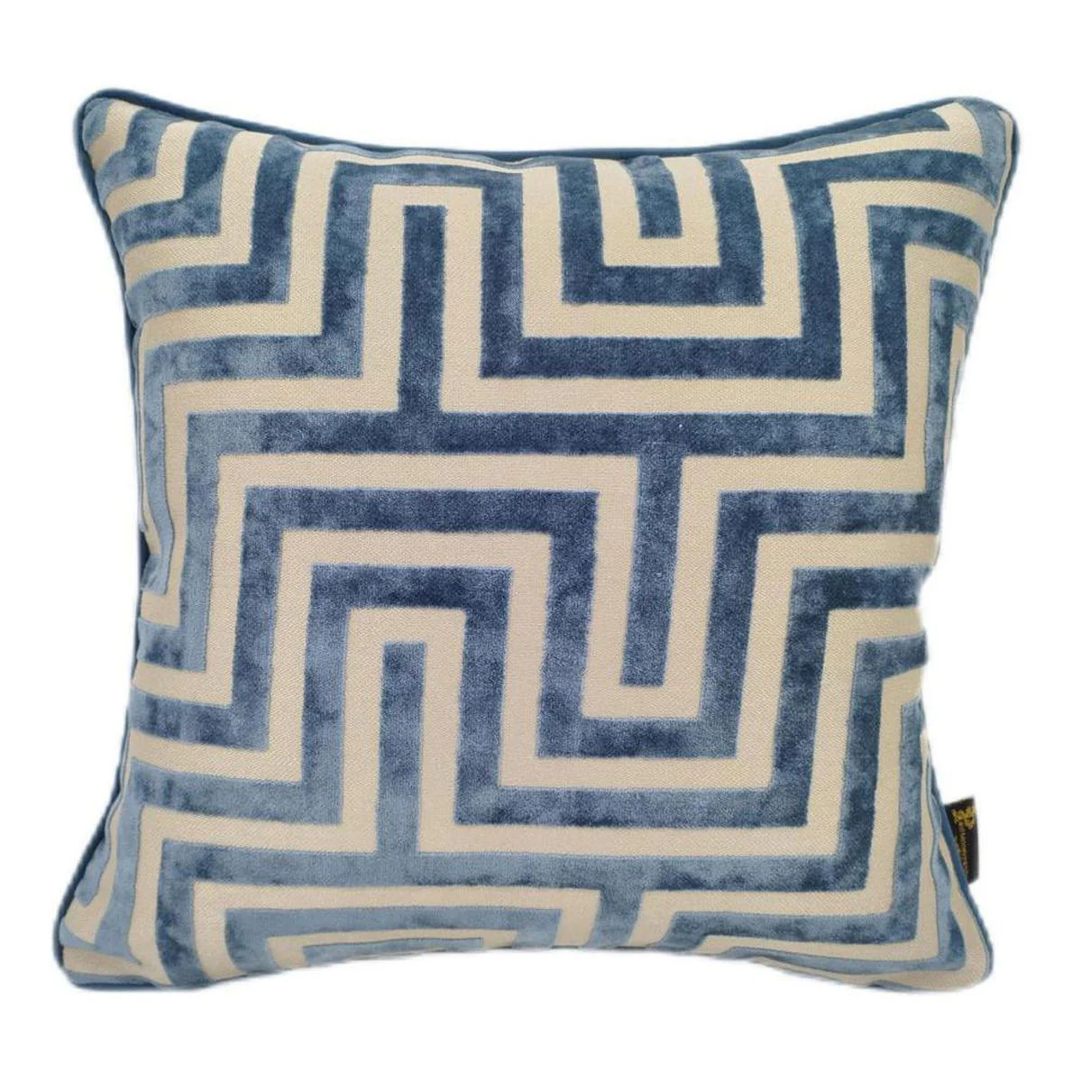 Malini Paul Moneypenny Amazing Cushion In Blue