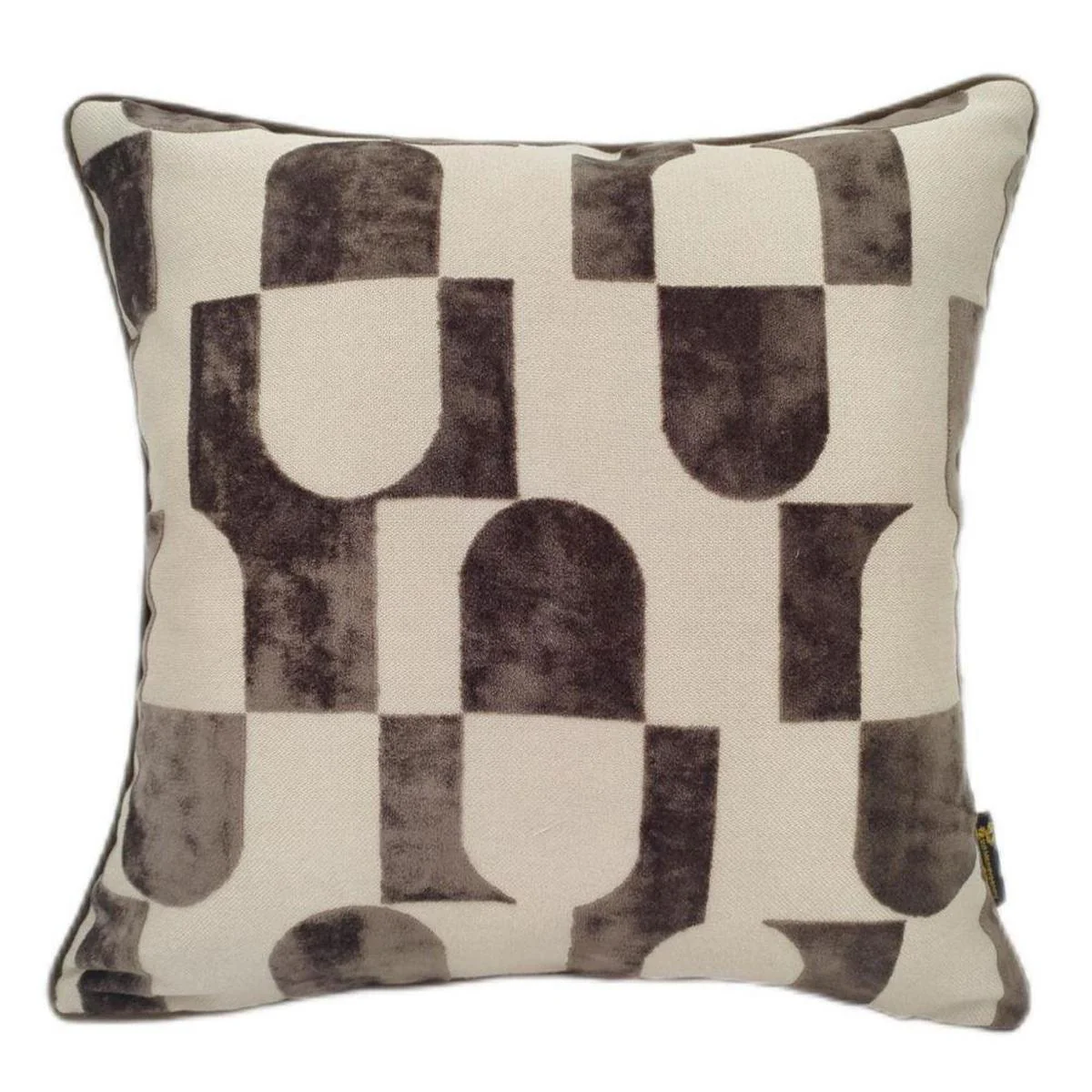 Malini Paul Moneypenny Chillpill Cushion In Mocha