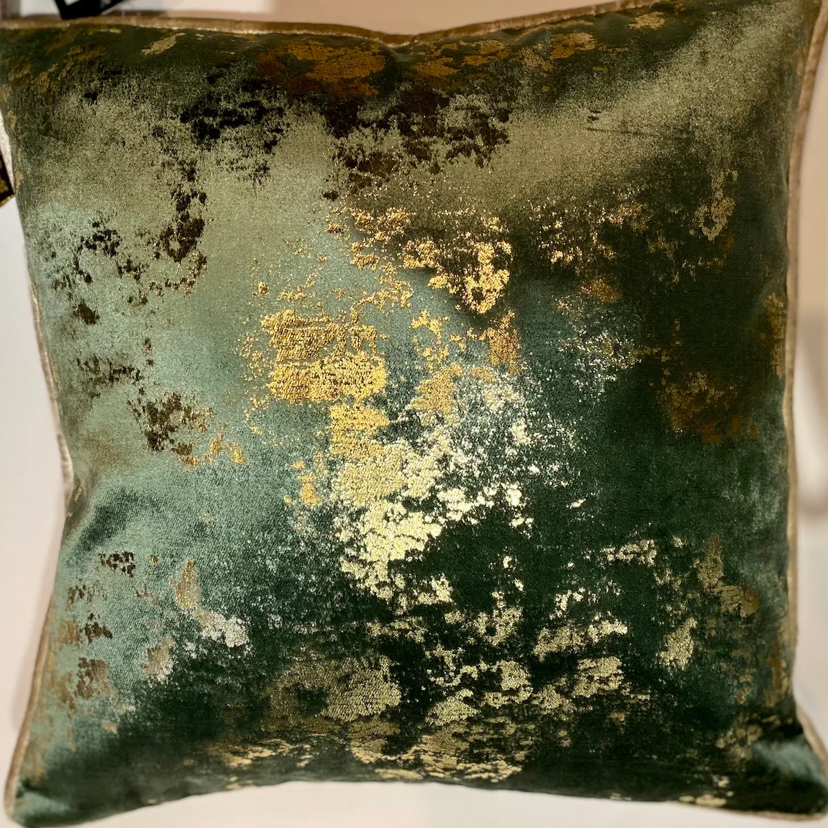 Malini Paul Moneypenny Spoiltrotton Cushion In Sage - Image 4