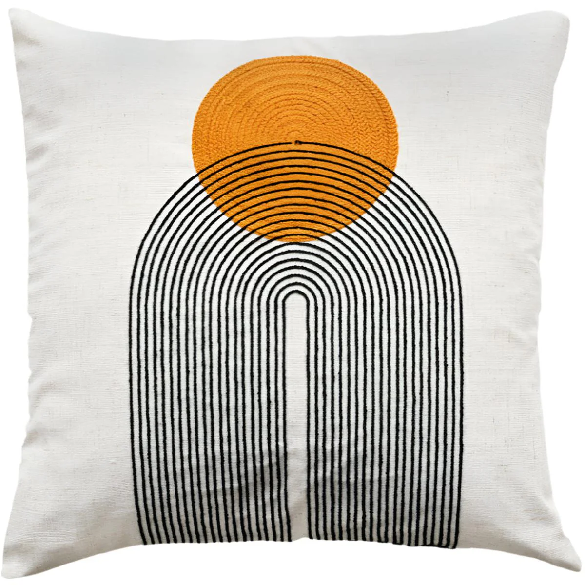Malini Saloni Cushion In Mustard
